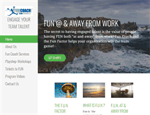 Tablet Screenshot of funcoachusa.com